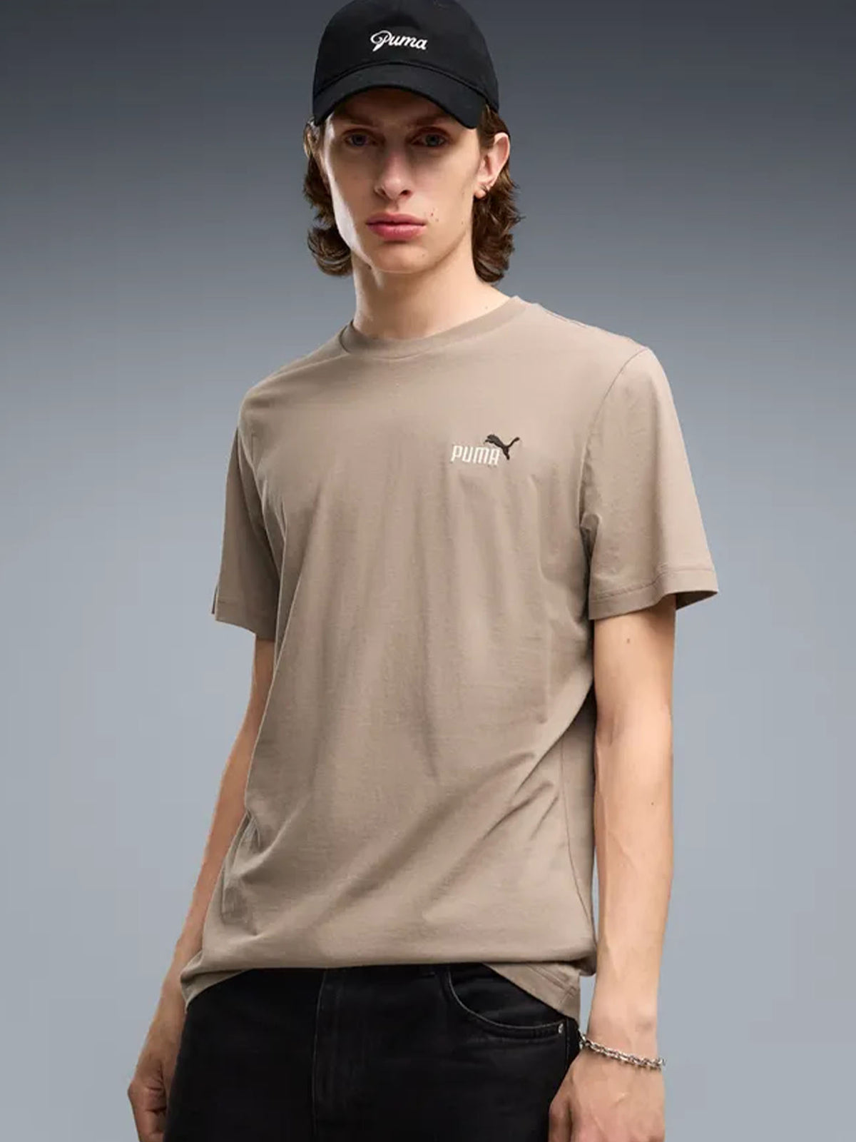 Puma t-shirt mm da uomo taupe