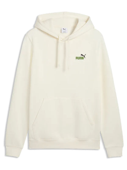 Puma Essentials 2 Colour Small No. 1 Logo Hoodie, felpa da uomo panna
