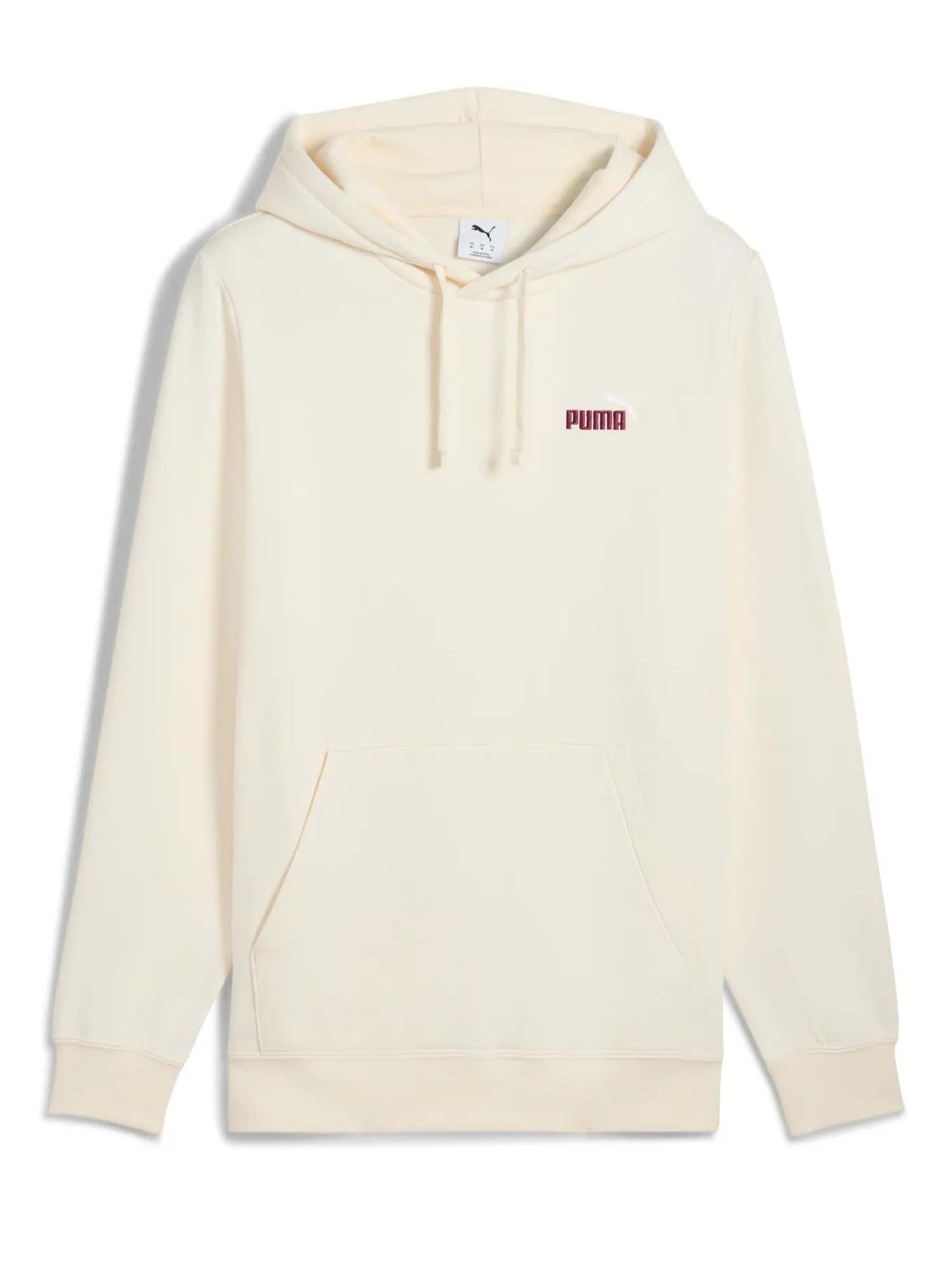 FELPA CON CAPPUCCIO ESSENTIALS PUMA DA UOMO PANNA