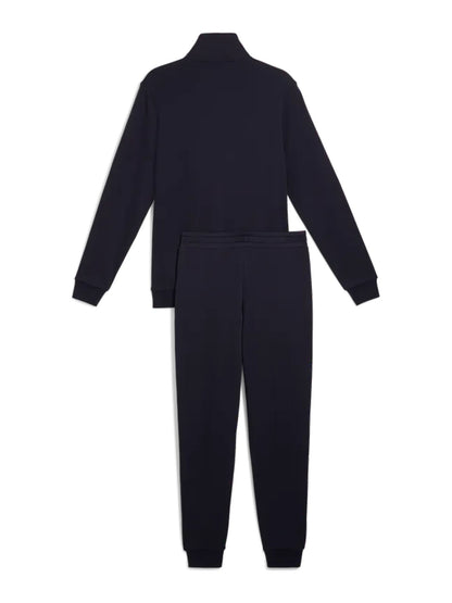 Tuta Essentials Puma uomo blu in cotone per uso sportivo