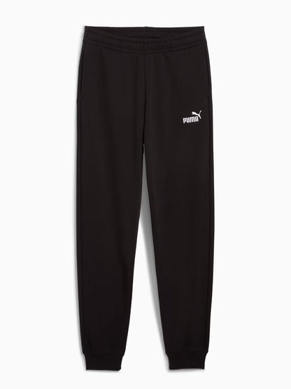 Pantaloni Puma Ess No.1 Logo in cotone nero per bambino