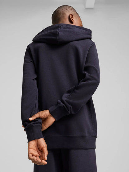 PUMA B. FELPA CAPPUC - BLU