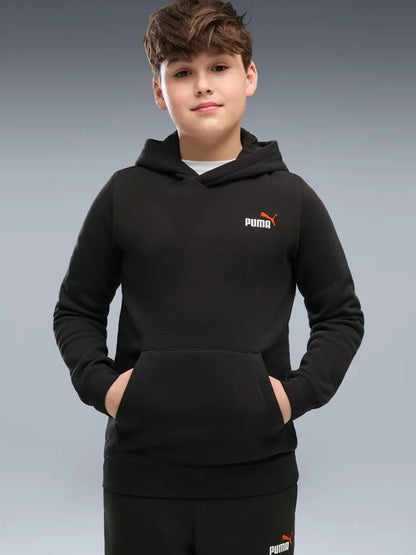 Puma Essential 2 Color Small No 1 Logo, felpa unisex bambino nera