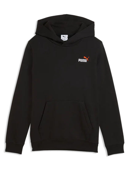 Puma Essential 2 Color Small No 1 Logo, felpa unisex bambino nera
