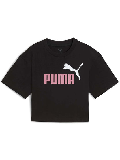 T-SHIRT PUMA DA BAMBINA NERO
