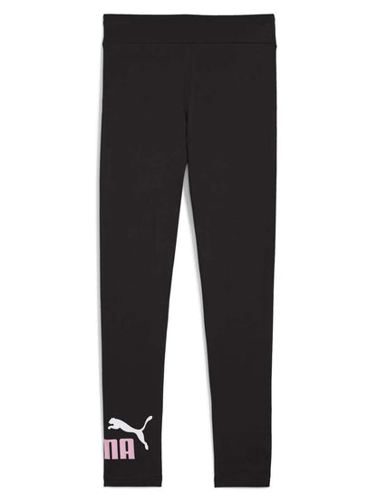 LEGGINGS LOGO ESSENTIAL PUMA DA RAGAZZA NERO