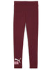 leggings-logo-essential-puma-da-ragazza-bordeaux