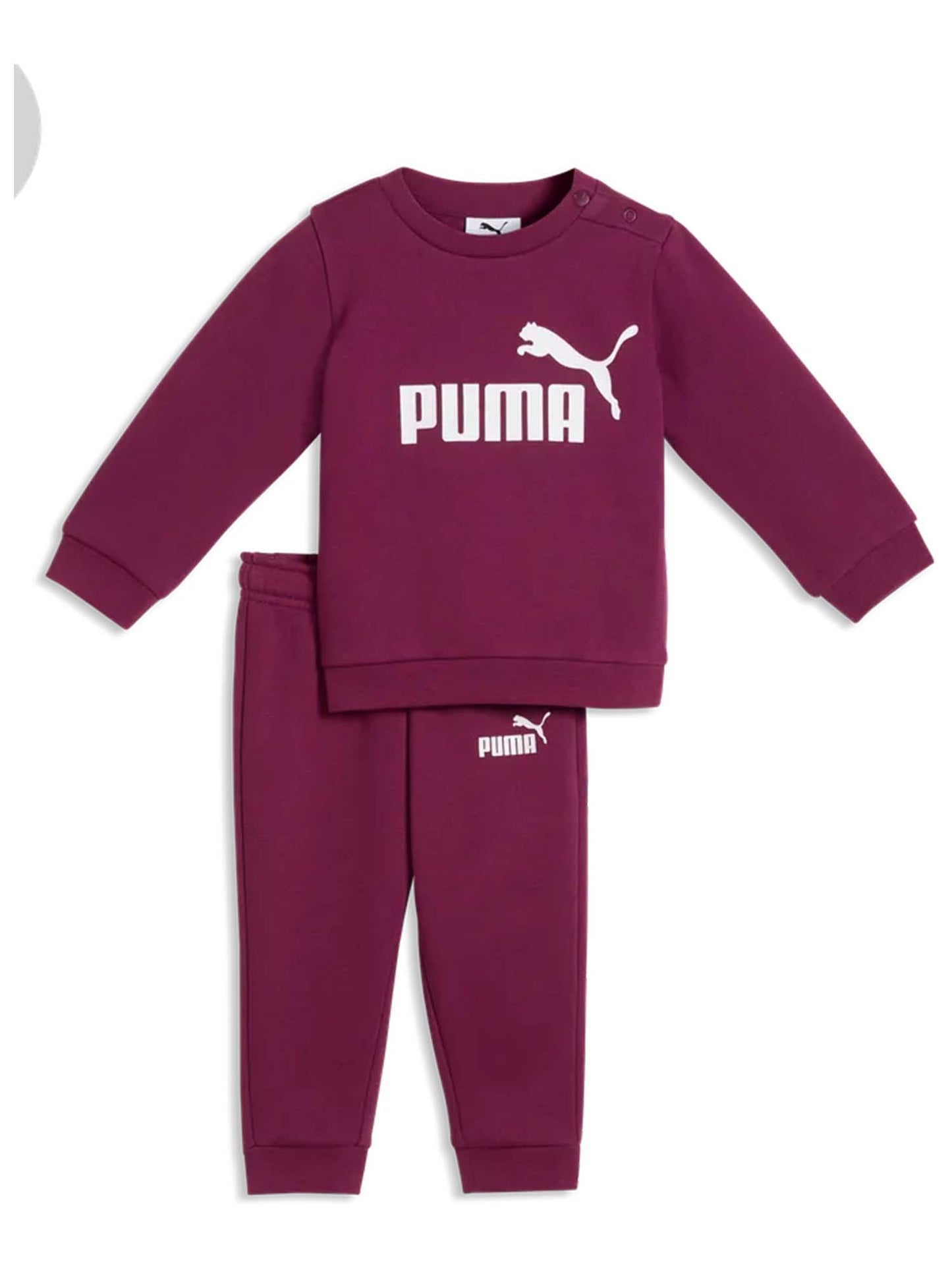 Puma Essentials Minicats Crew Set, tuta Unisex bambino viola