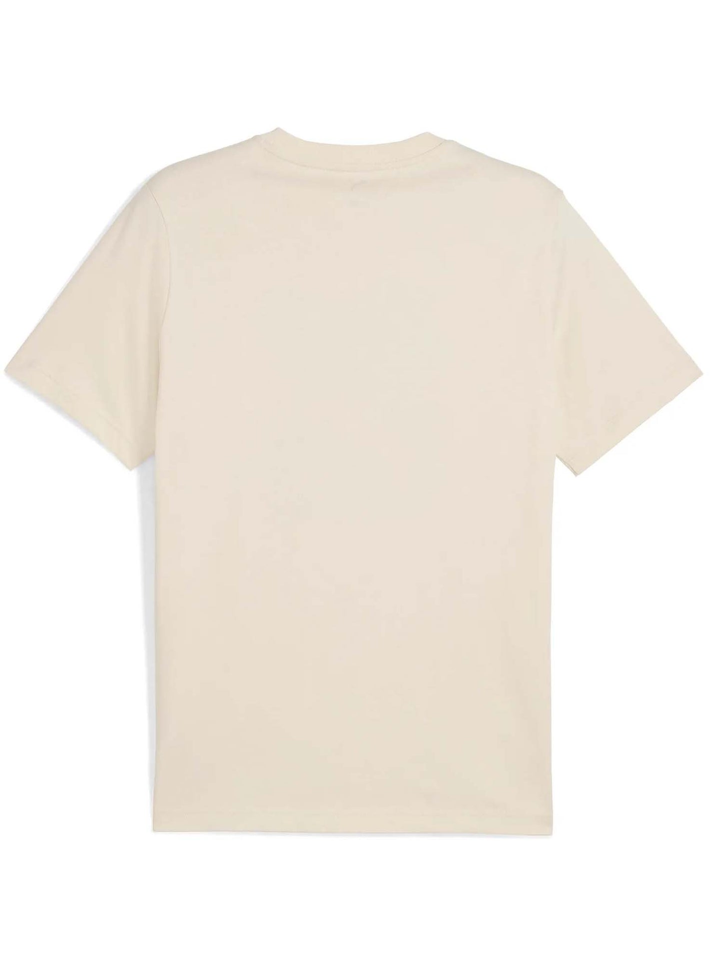 T-SHIRT ESSENTIALS CON STAMPA PUMA DA UOMO BEIGE