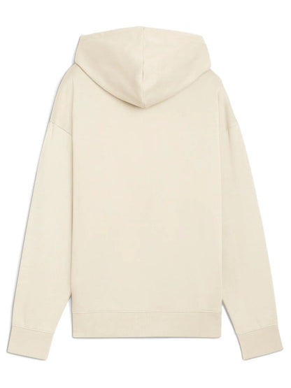 FELPA CON CAPPUCCIO PUMA DA DONNA PANNA