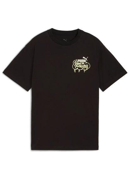 T-SHIRT MID90s PUMA DA BAMBINO NERO