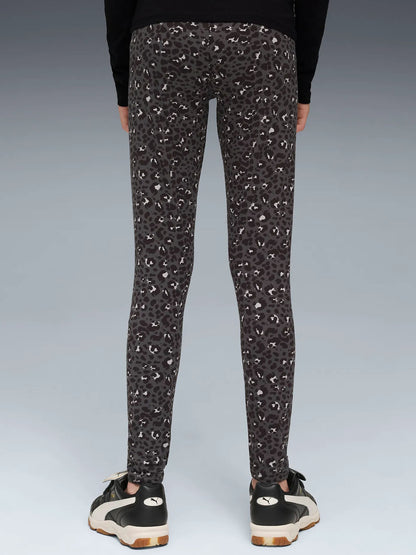 LEGGINGS CON GRAFICA ALL OVER ESSENTIALS PUMA DA RAGAZZA MACULATO