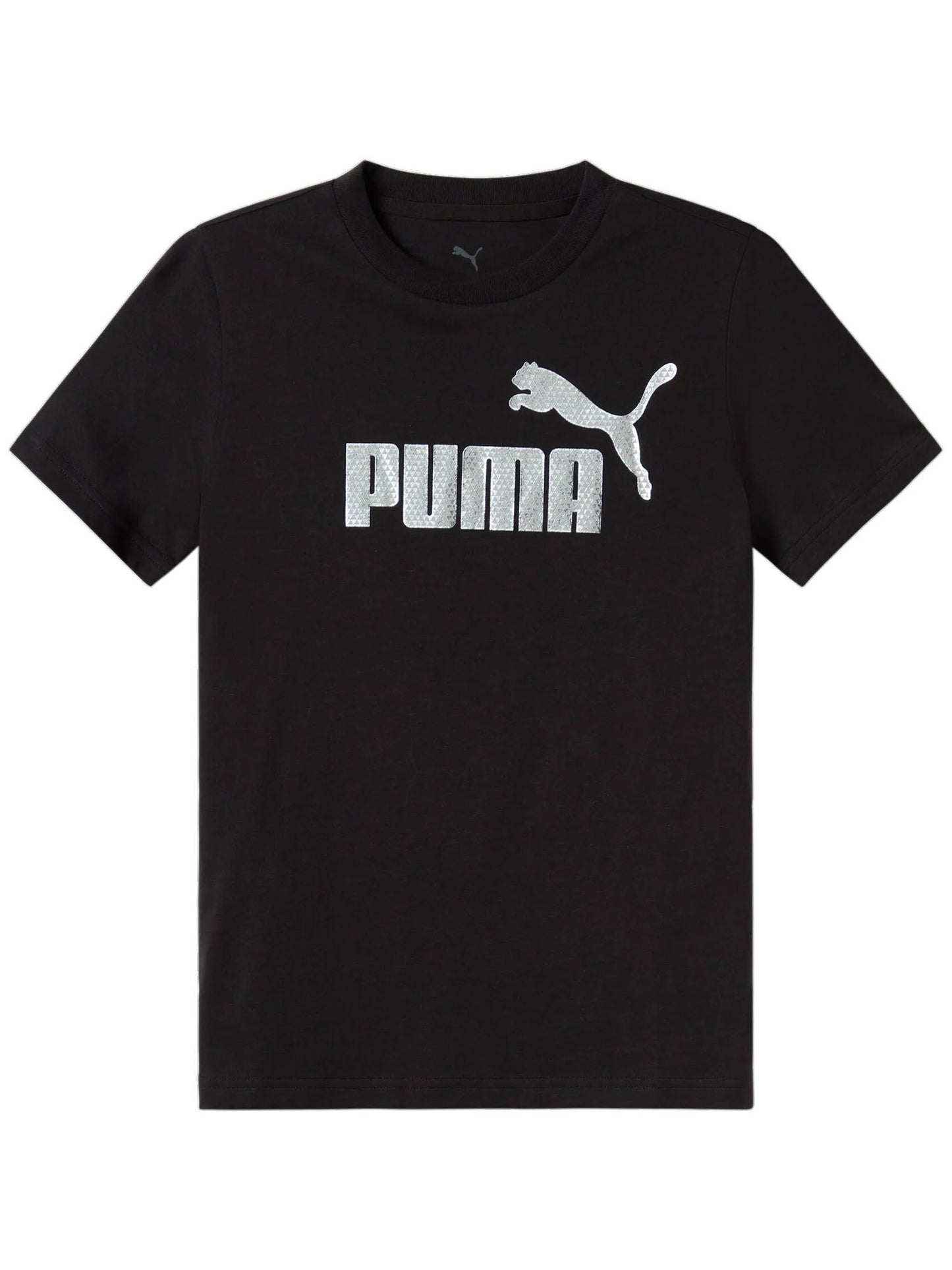 T-SHIRT TEXUTE FOIL PUMA BAMBINA NERO