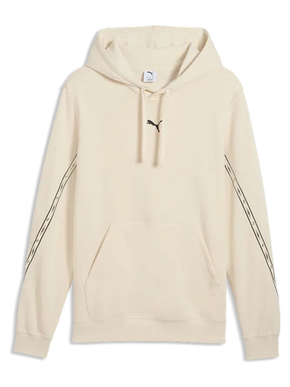 Puma Essentials Tape, felpa con cappuccio uomo cremosa sportiva