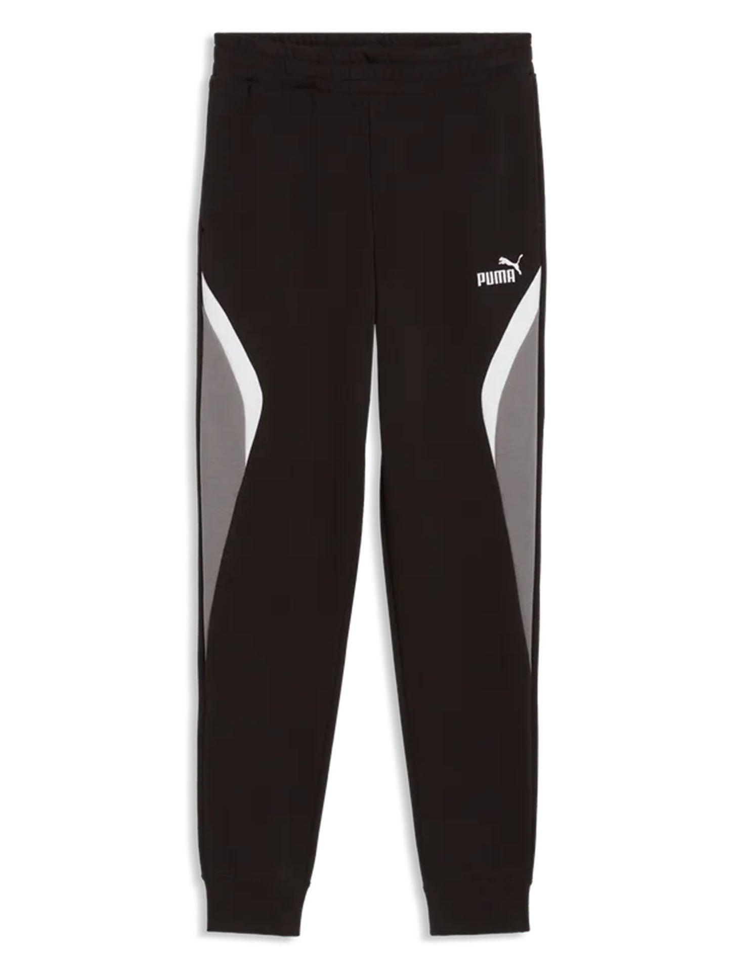 Pantaloni Essentials Block uomo di Puma in nero, comodi e versatili