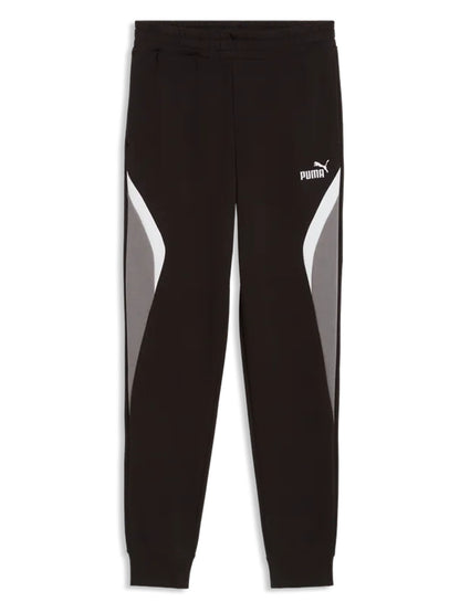 Pantaloni Essentials Block uomo di Puma in nero, comodi e versatili