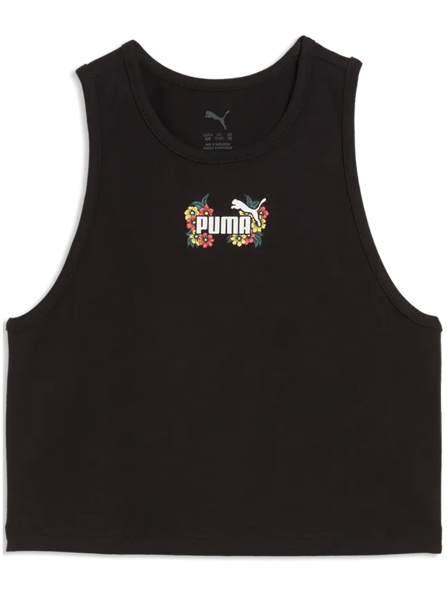 Canotta bambino/a Puma Mid 90s in tessuto nero dallo stile retrò