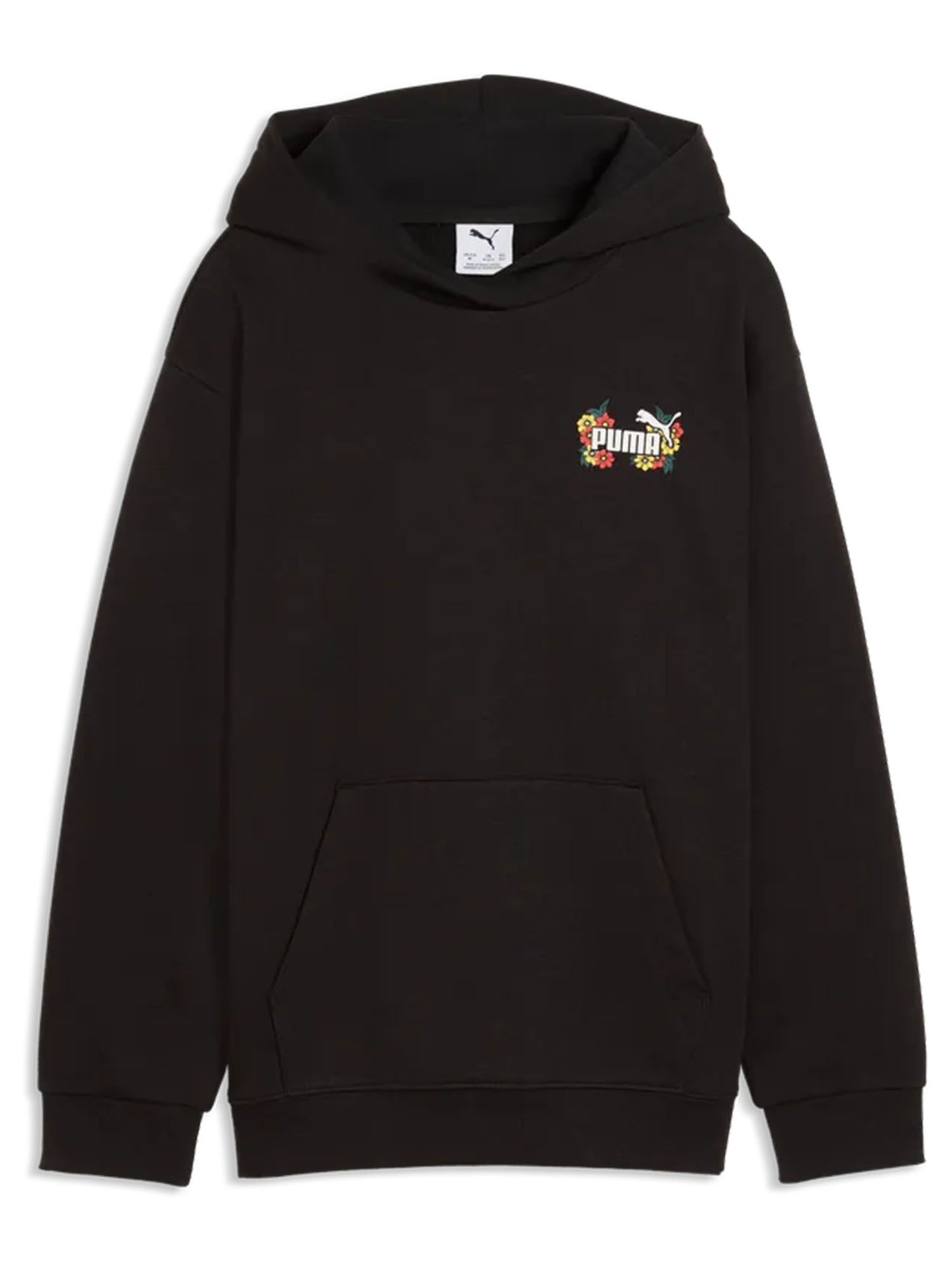 Felpa con cappuccio Puma Mid90s bimbo/a nera dallo stile iconico