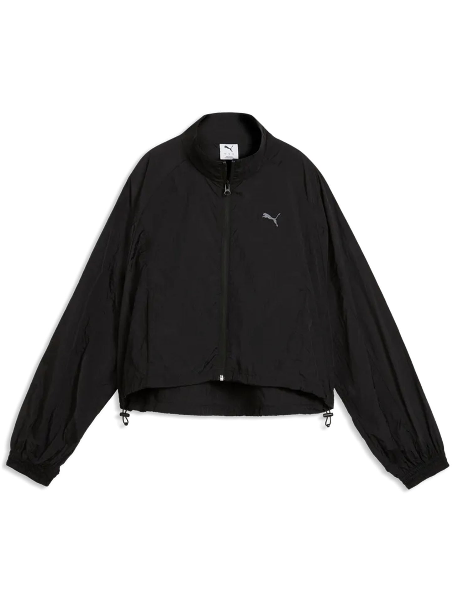Puma Her Relaxed, giubbotto sportivo donna nero dalla vestibilità loose