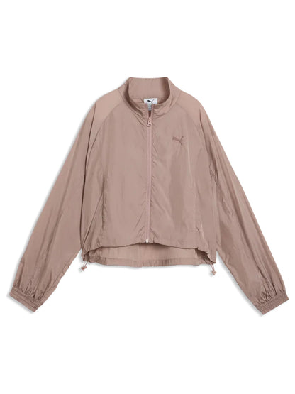 Puma Her Relaxed, giubbotto casual donna viola in nylon leggero