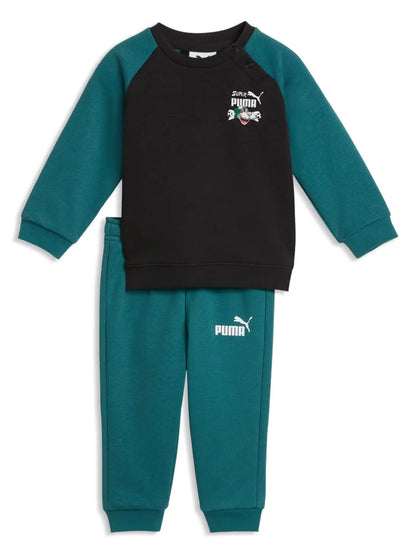 Tuta bimbo/a Puma SuperPuma in verde Emerald Ice