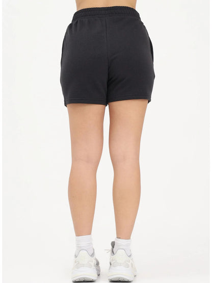 Shorts Essential Puma donna in cotone nero per comfort casual
