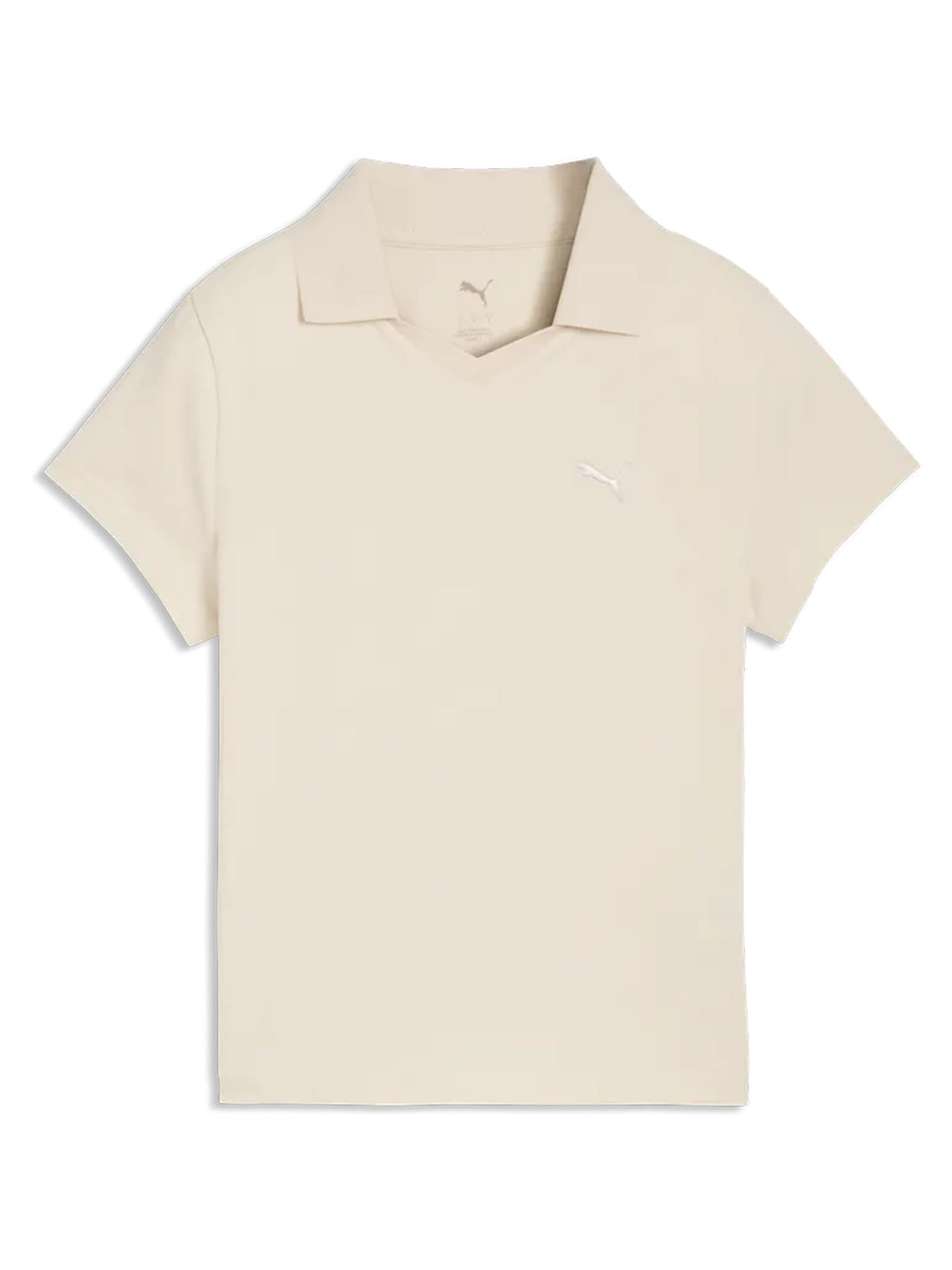 Puma Baby Polo, t-shirt donna a maniche corte panna