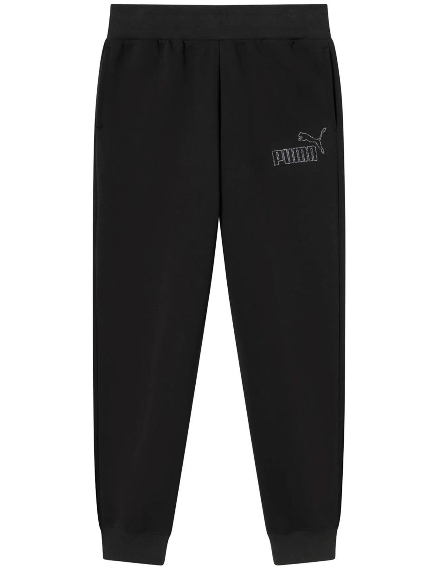Pantaloni sportivi bimbo/a Puma neri in materiale sintetico
