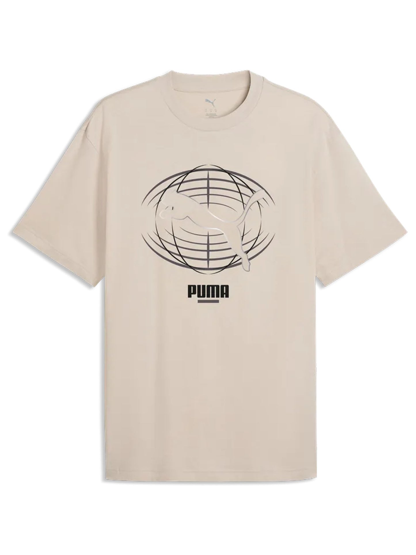 Puma PUMATECH Relaxed, t-shirt maniche corte da uomo grigia
