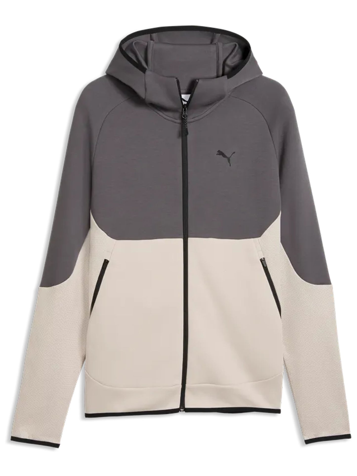 Puma Tech Elevated, felpa da uomo grigia
