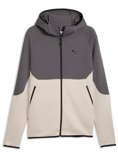 Puma Tech Elevated, felpa da uomo grigia