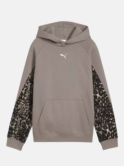 Puma Sport Animal Fleece Hoodie, felpa da donna fango