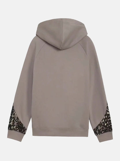 Puma Sport Animal Fleece Hoodie, felpa da donna fango