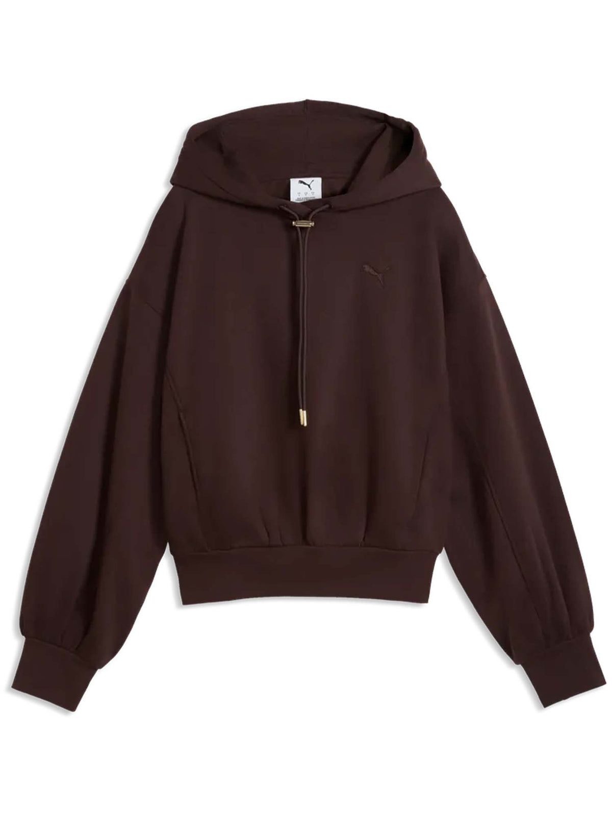 Puma Her Relaxed Fleece, felpa da donna marrone