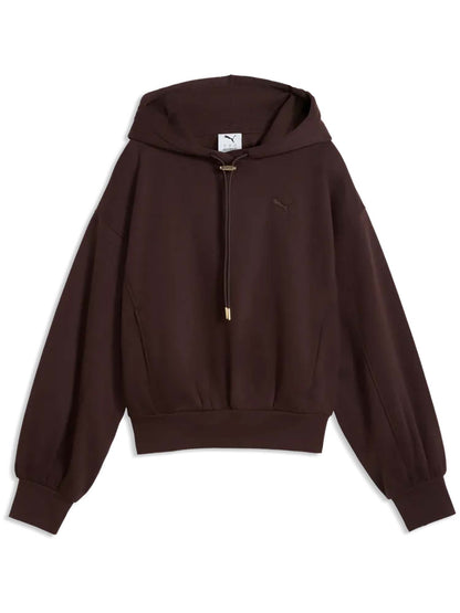 Puma Her Relaxed Fleece, felpa da donna marrone