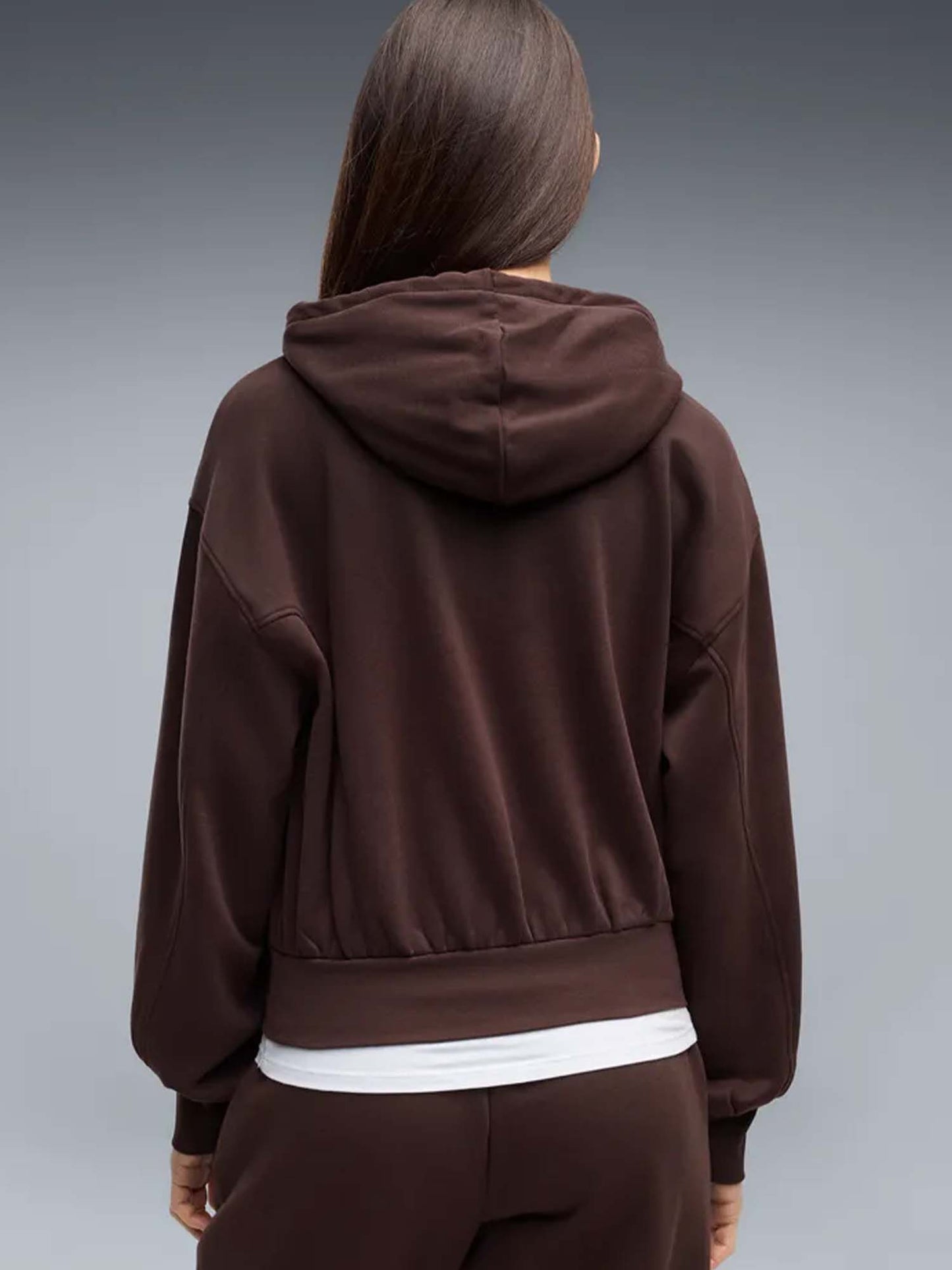 Puma Her Relaxed Fleece, felpa da donna marrone