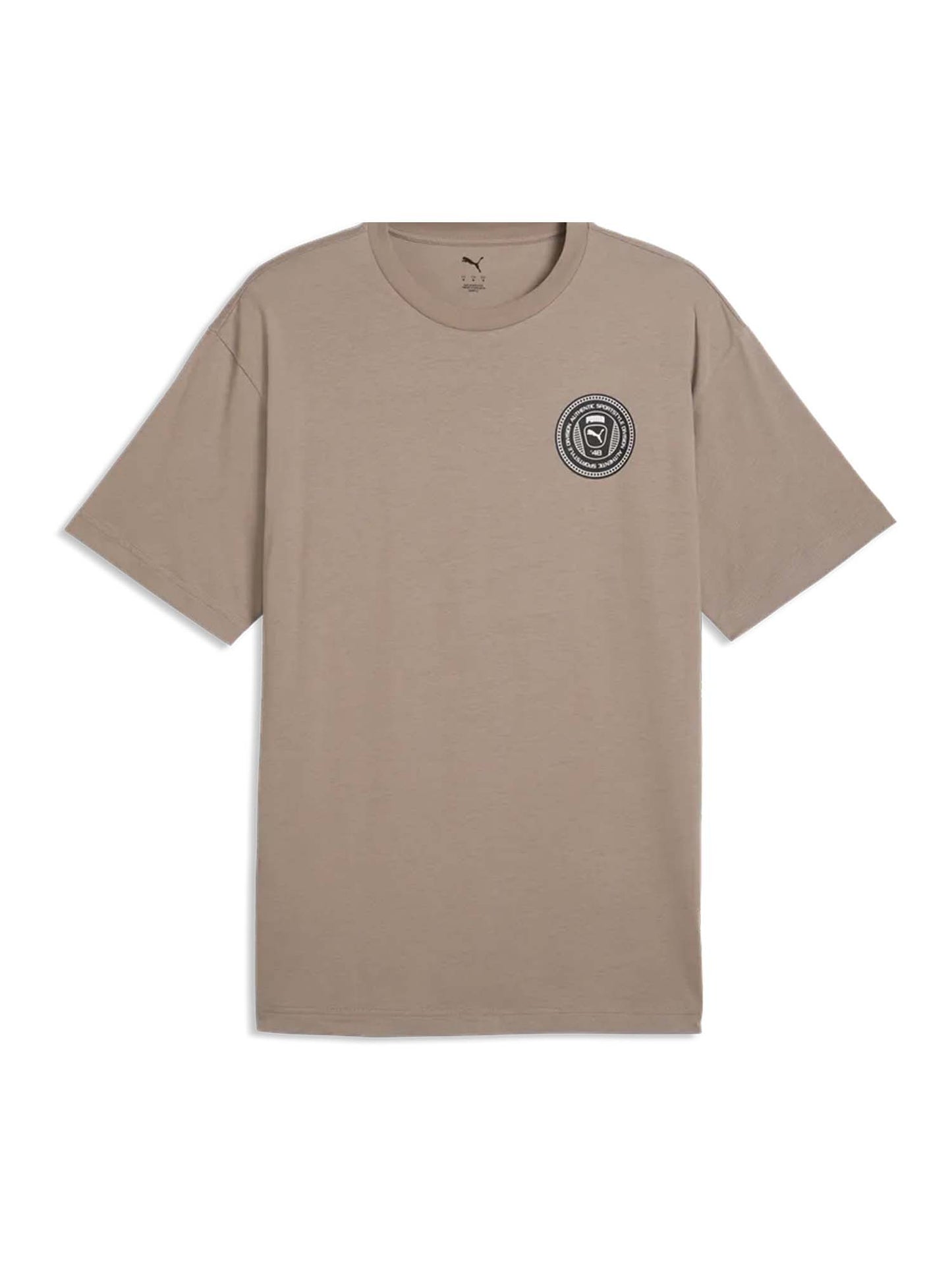 Puma Relaxed, t-shirt maniche corte da uomo grigia