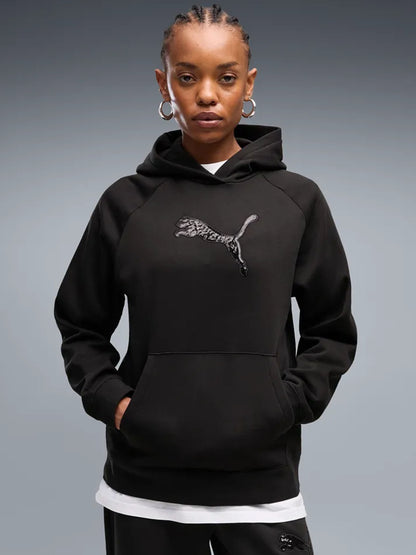 Puma Paille.Fl, felpa da donna nera