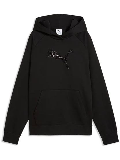 Puma Paille.Fl, felpa da donna nera