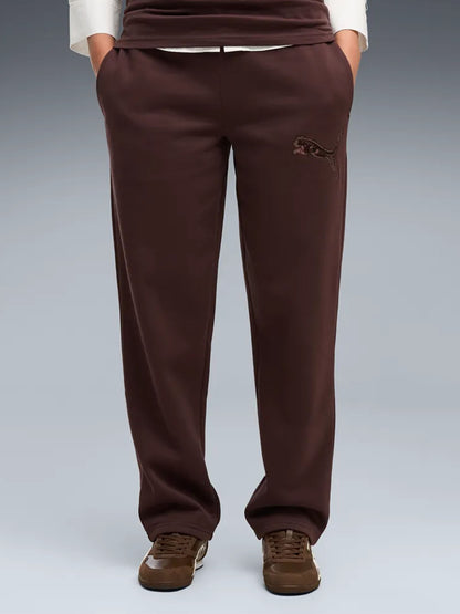 Puma Pant.Comfort Fl, pantalone da donna marrone