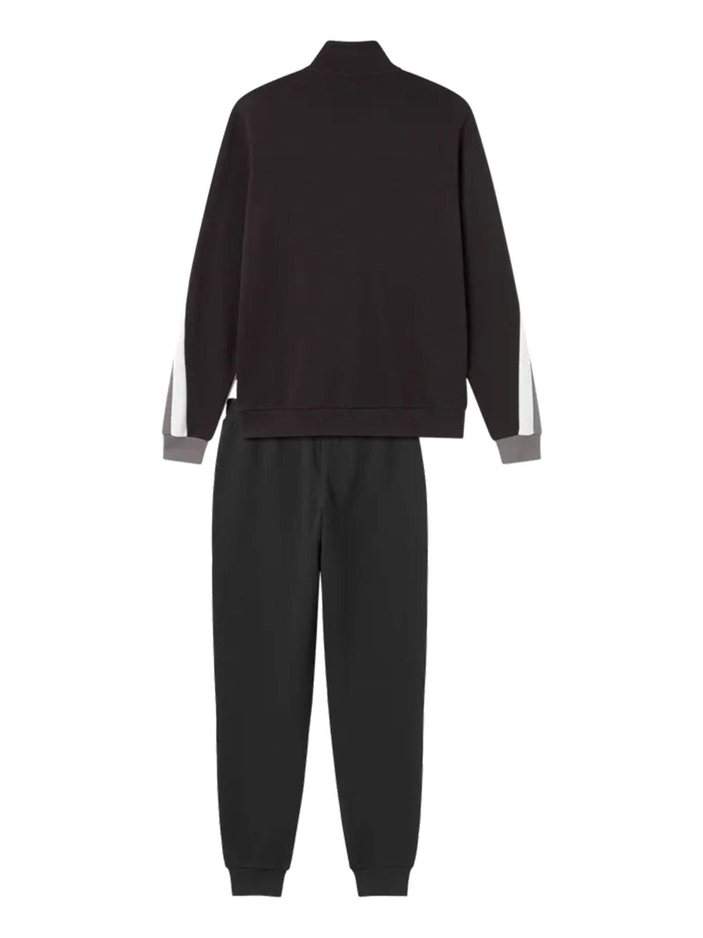 Tuta Essentials Block in cotone nero uomo di Puma