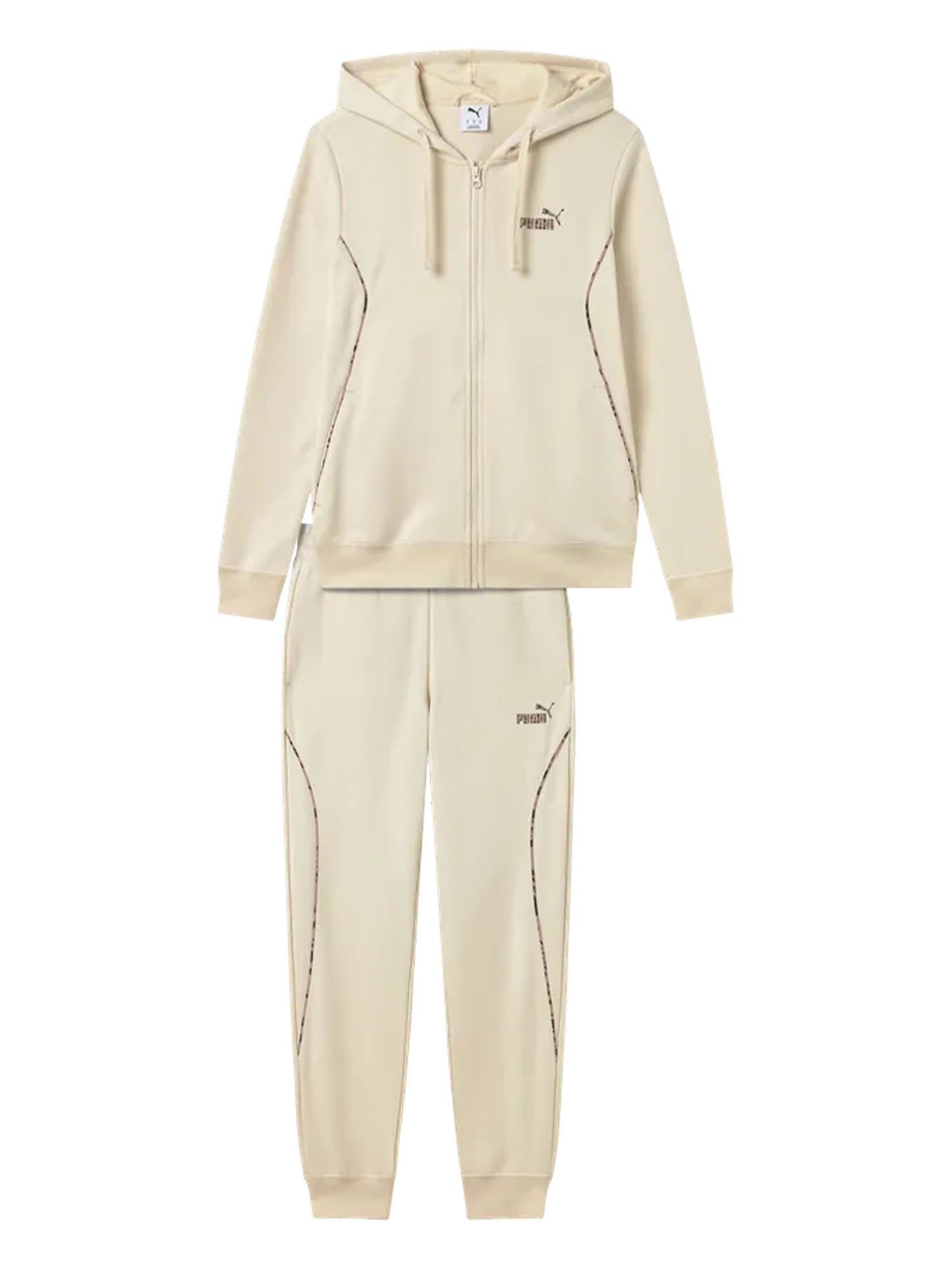 Puma Essentials tuta completa beige donna