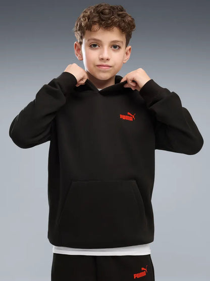 Puma B.Felpa Reg.Fl, felpa unisex bambino nera