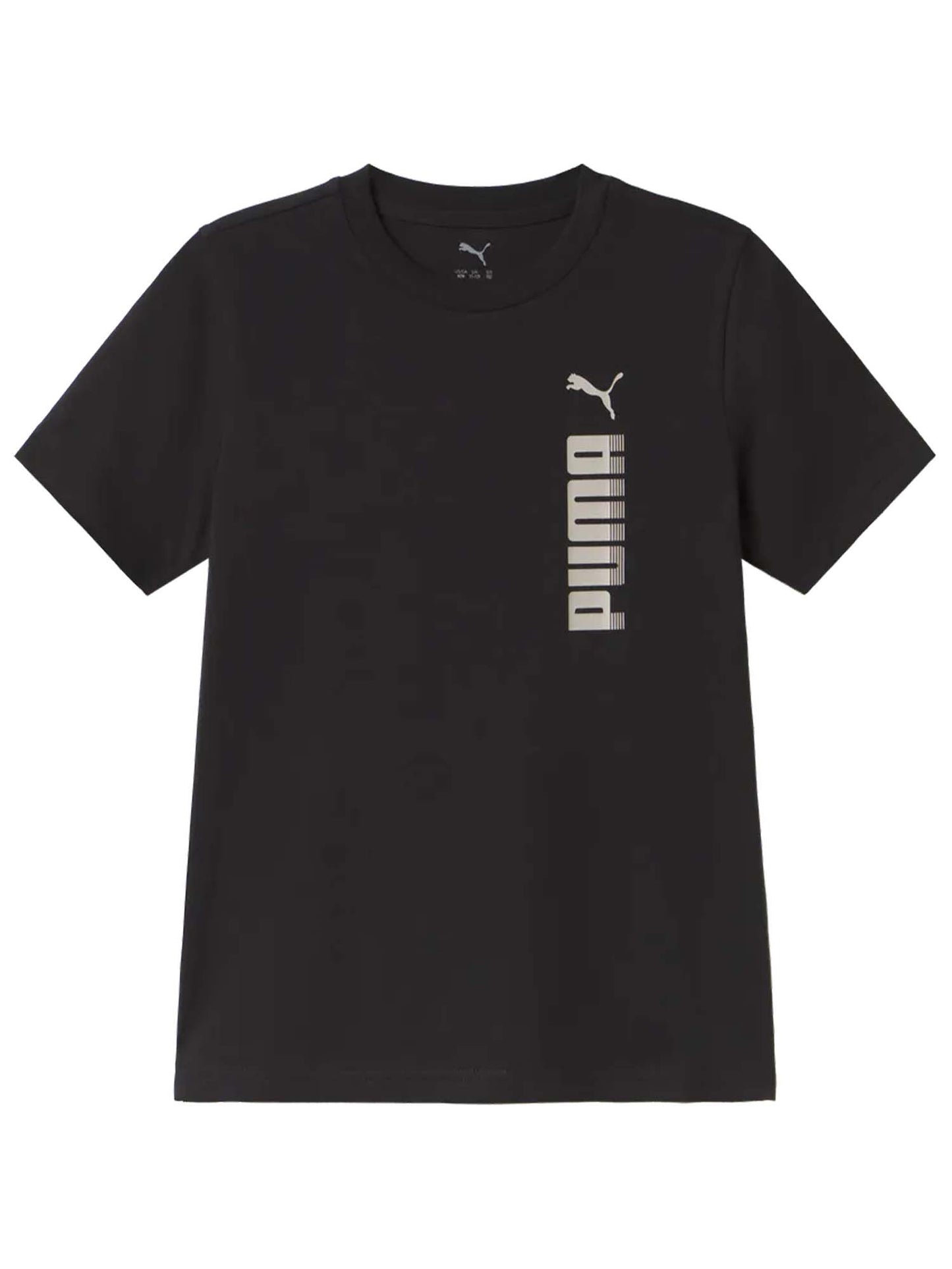 Puma B.T-Shirt Regular, t-shirt a maniche lunghe Unisex bambino nero