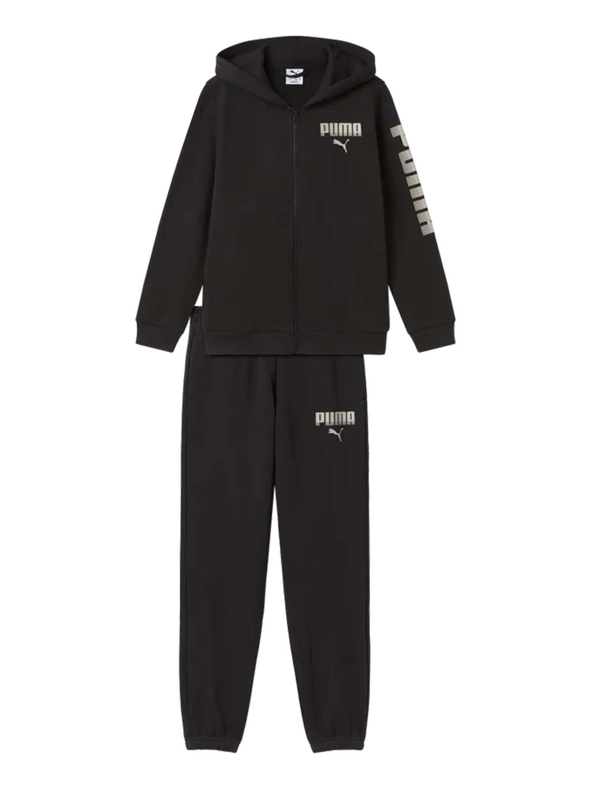 Puma B.Tuta FL, tuta Unisex bambino nera