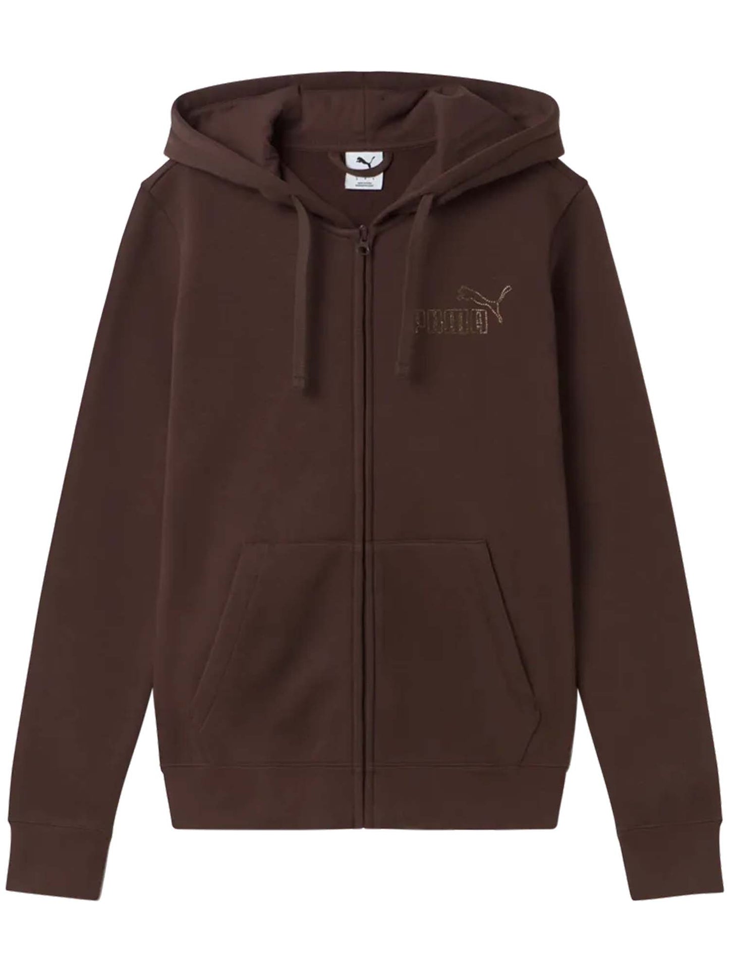 Puma Felpa Regul.fl, felpa da donna marrone