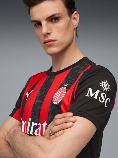 MAGLIA GARA HOME AC MILAN PUMA UOMO ROSSO NERO