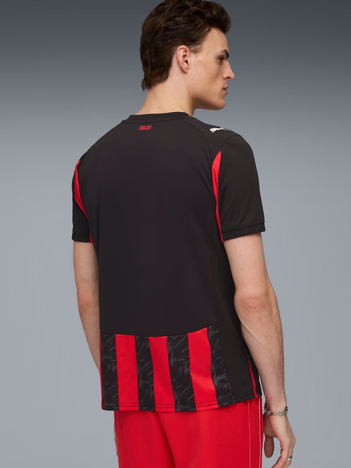 MAGLIA GARA HOME AC MILAN PUMA UOMO ROSSO NERO