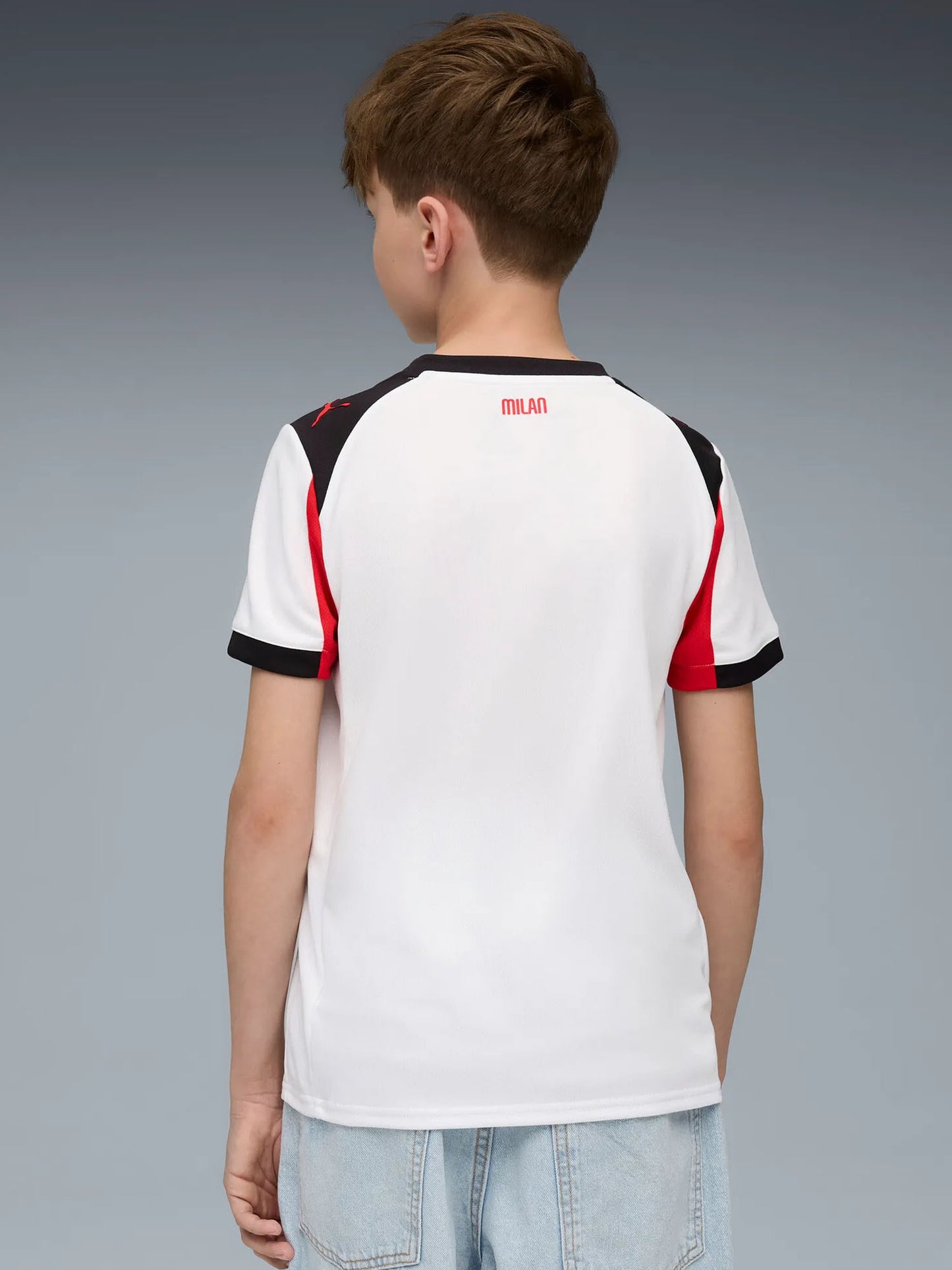 T-SHIRT MILAN AWAY PUMA JUNIOR UNISEX BIANCO