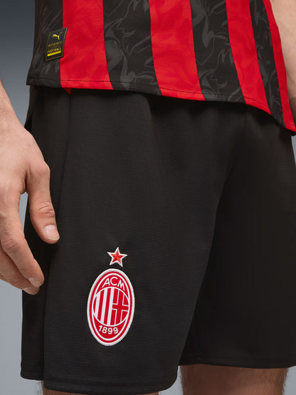 SHORT HOME AC MILAN PUMA UOMO NERO